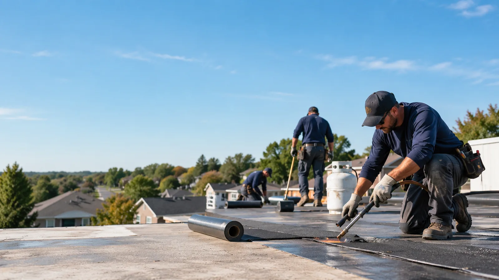 Flat Roof Leak Repair providers in Crown Point, IN
